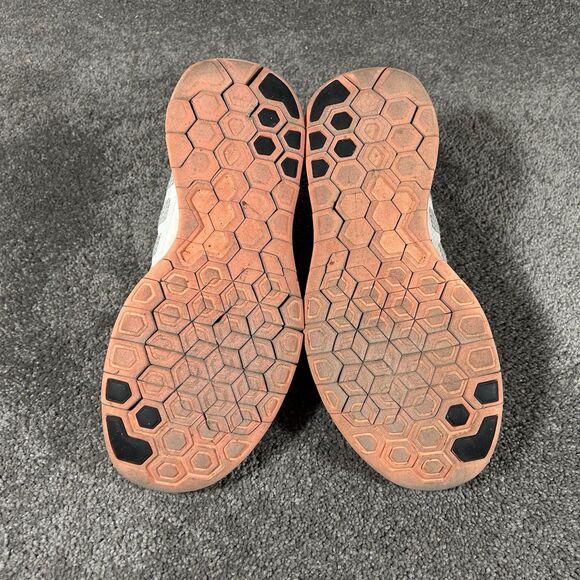 Nike Free 5.0 642199-103 Women's Size 9 White Bright Mango Orange Running Shoes - Picture 9 of 12